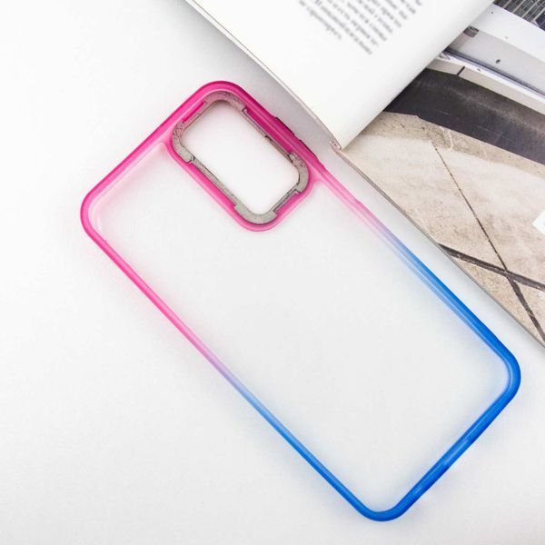 Чохол TPU+PC Fresh sip series для Samsung Galaxy A24 4G Синій / Рожевий 777-06589 фото