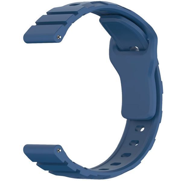 Силіконовий ремінець Defense для Smart Watch 22mm Blue 212-01721 фото