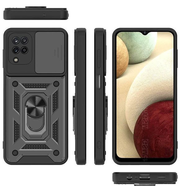 Ударостійкий чохол Camshield Serge Ring для Samsung Galaxy M53 5G Black 777-04580 фото