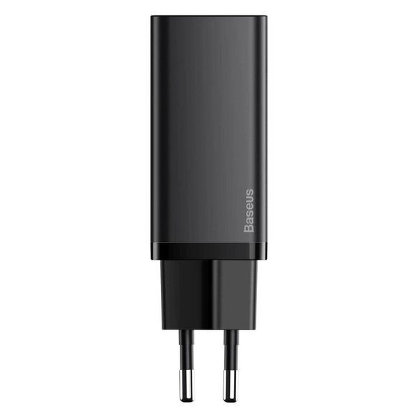 Мережевий зарядний пристрій Baseus GaN2 Lite Quick Charger C+U 65W EU Black 656-01295 фото