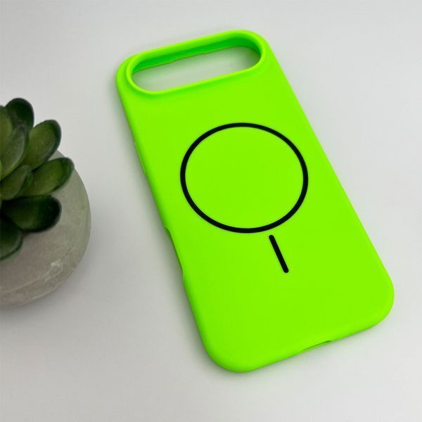 Чохол для смартфона Silicone Case Magnetic для Apple iPhone 17 Air Shiny Green 666-04103 фото