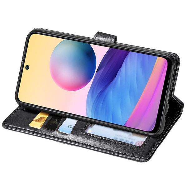 Шкіряний чохол-книжка GETMAN Gallant (PU) для Xiaomi Redmi Note 13 Pro 4G / Poco M6 Pro 4G Black 777-06239 фото