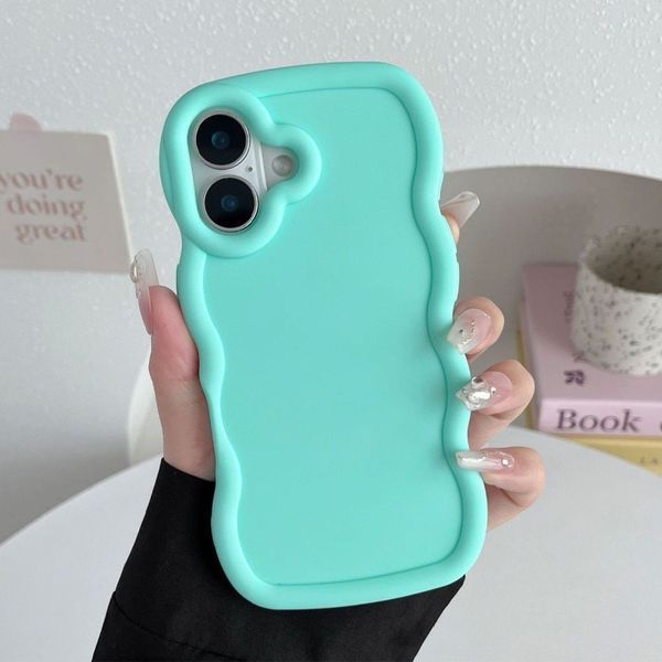Чохол TPU Ripple для Apple iPhone 16 (6.1") Turquoise 555-01027 фото