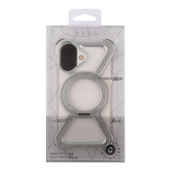 Чохол Titanium ArmorX Mag для iPhone 16 Silver 214-03321 фото