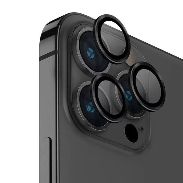 Защитное стекло Metal Classic на камеру для Apple iPhone 14 Pro (6.1") / 14 Pro Max (6.7") Midnight 204-00430 фото
