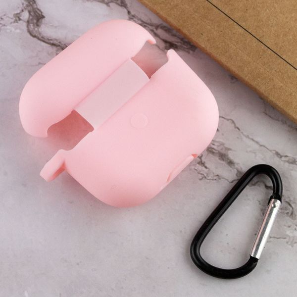 Силиконовый футляр для наушников AirPods 3 Light pink 203-00259 фото