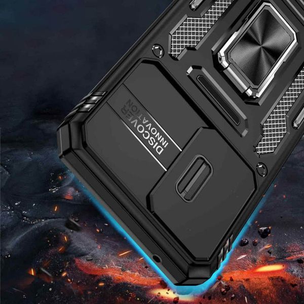 Ударопрочный чехол Camshield Army Ring для Samsung Galaxy A35 / A55 Black 777-04973 фото