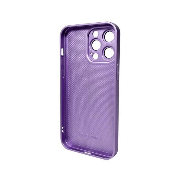 Чехол для смартфона AG Glass Matt Frame Color для iPhone 14 Pro Max Light Purple 666-00627 фото