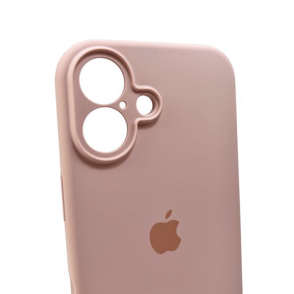 Силіконовий чохол з закритою камерою для iPhone 16 Pink Sand 666-05453 фото