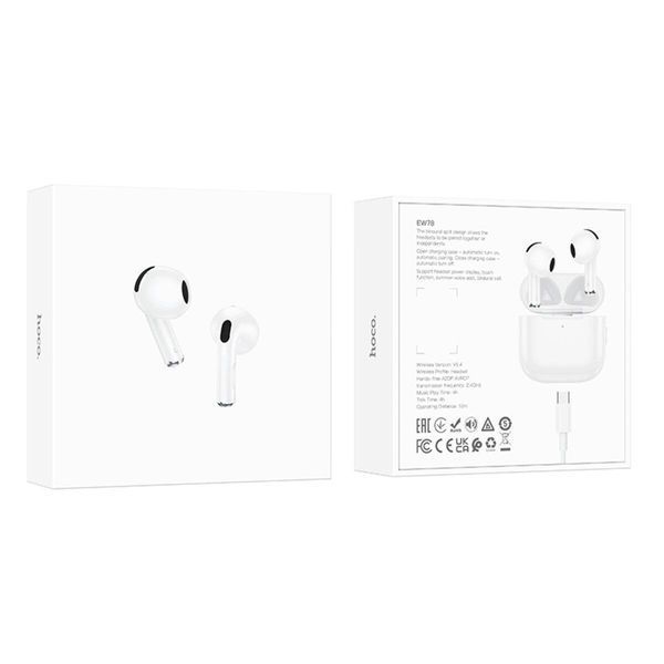 Беспроводные наушники HOCO EW78 True wireless stereo headset White 656-03906 фото