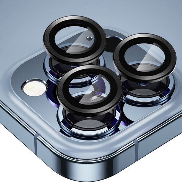 Защитное стекло Metal Classic на камеру для Apple iPhone 14 Pro (6.1") / 14 Pro Max (6.7") Midnight 204-00430 фото