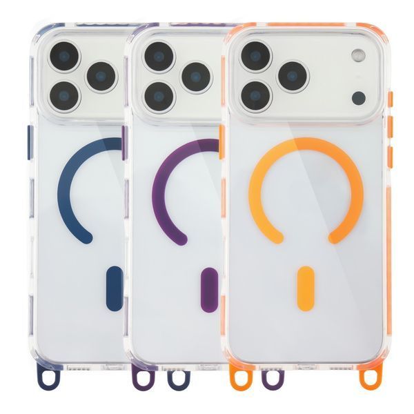 Чехол TPU+PC LanyardCase with MagSafe для iPhone 17 Pro Indigo Blue 2020000499923 фото
