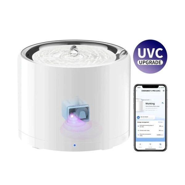 Поилка PETKIT Eversweet 3 PRO (UVC) Smart Pet Drinking Fountain (P4108-UVC) 656-01121 фото