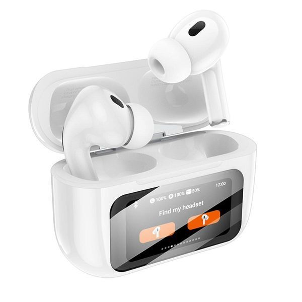 Беспроводные наушники HOCO EW72 Soar true wireless ANC Noise Reduction touch screen BT headset White 656-01640 фото