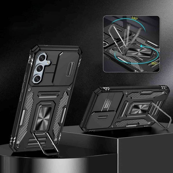 Ударопрочный чехол Camshield Army Ring для Samsung Galaxy A35 / A55 Black 777-04973 фото