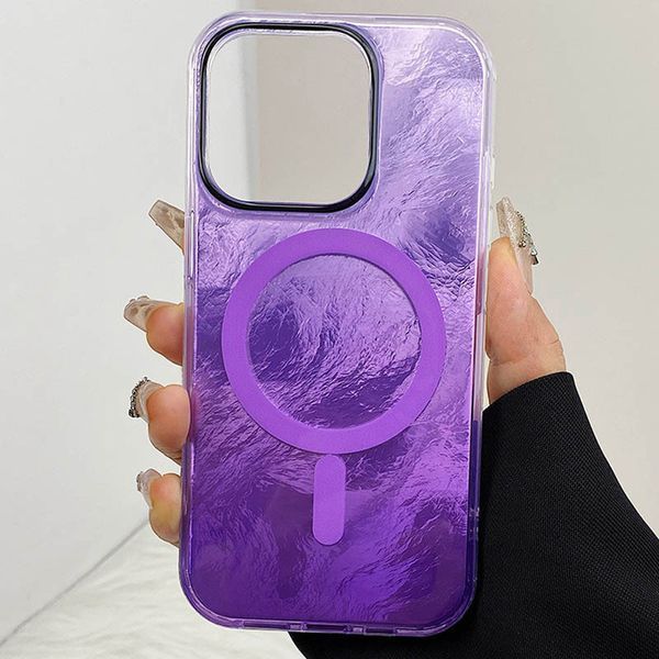 Чохол TPU Shiny Mountain (MagFit) для Apple iPhone 14 / 13 (6.1") Purple 555-02907 фото