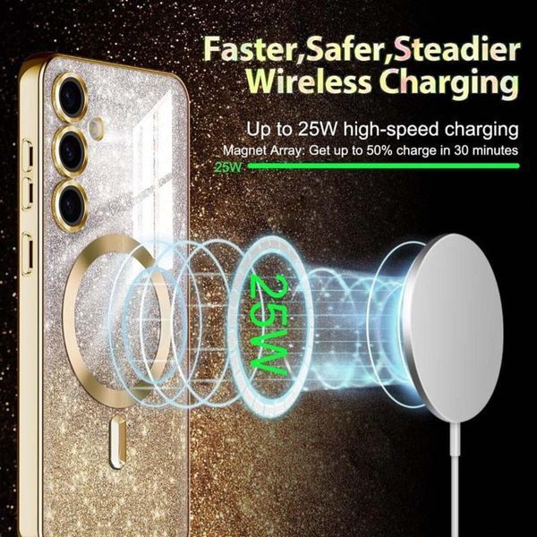Чохол для смартфона Cosmic CD Shiny Magnetic для Samsung Galaxy S24 Gold 666-02141 фото