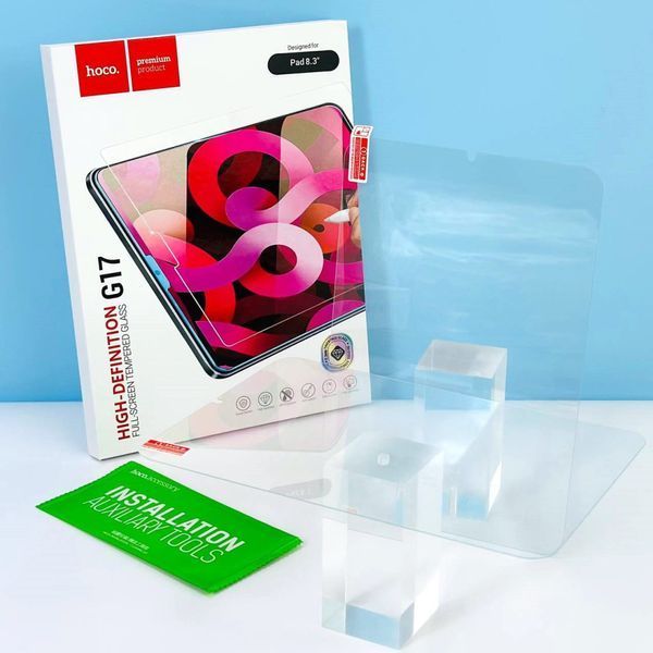 Захисне скло Hoco G17 full screen tempered glass для iPad з діагоналлю 8.3" 777-00736 фото