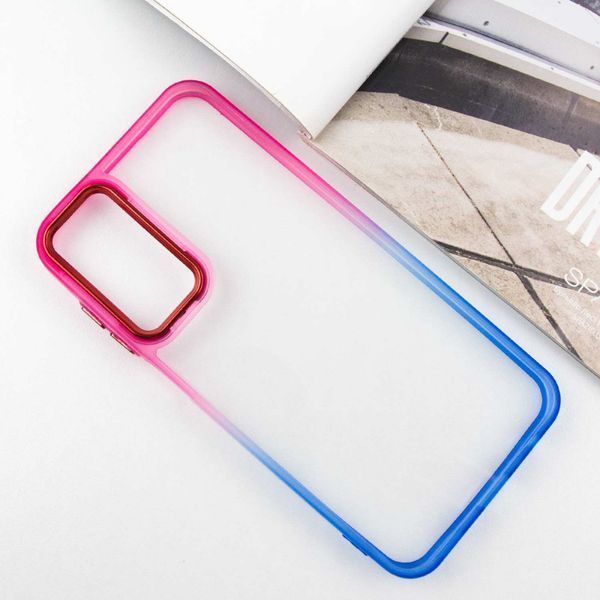 Чохол TPU+PC Fresh sip series для Samsung Galaxy A24 4G Синій / Рожевий 777-06589 фото