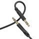 Аудіокабель BOROFONE BL16 3.5mm male to 3.5mm male, PVC, 1m, Black 6974443389166 фото 3