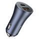 Автомобильное зарядное устройство Baseus Golden Contactor Pro Dual Quick Charger Car Charger U+C 40W Dark Gray CCJD-0G фото 1