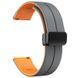 Силиконовый ремешок Classy для Smart Watch 20mm Grey / Orange 212-01469 фото 2
