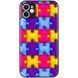 Чехол TPU+PC Prisma Fluffie для Apple iPhone 11 (6.1") Puzzle 208-05548 фото 2
