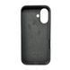 Силиконовый чехол для iPhone 16 Black 666-01162 фото 2