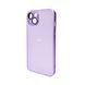Чехол для смартфона AG Glass Matt Frame Color для iPhone 13 Light Purple 666-00577 фото 1