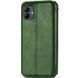 Шкіряний чохол-книжка GETMAN Cubic для Samsung Galaxy A06 Зелений 555-01658 фото 3