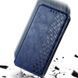 Кожаный чехол-книжка GETMAN Cubic для Samsung Galaxy A13 4G Синий 555-01912 фото 5