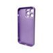 Чехол для смартфона AG Glass Matt Frame Color для iPhone 14 Pro Max Light Purple 666-00627 фото 2
