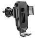 Тримач для мобiльного з БЗП HOCO HW2 Wise automatic induction wireless fast charging car holder(air outlet) 656-00537 фото 2