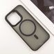 TPU+PC чехол Blueo Skin Friendly Frosted with MagSafe для Apple iPhone 15 Pro (6.1") Black 777-07917 фото 5