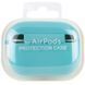Силіконовий футляр з мікрофіброю для навушників Airpods Pro 2 / Pro Marine Green 203-00309 фото 5