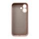 Силіконовий чохол з закритою камерою для iPhone 16 Pink Sand 666-05453 фото 3