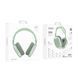 Беспроводные наушники BOROFONE BO22 Plus Elegant BT headphones Green 656-01584 фото 3