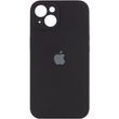 Чехол Silicone Case Full Size with Frame для iPhone 15 Plus Black 208-05051 фото