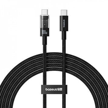 Кабель Baseus Gem Fast-Charging Type-C to Type-C 100W 2m Black P10373000111-01 фото