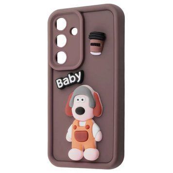 Чехол Pretty Things Case для Samsung Galaxy A16 Brown/Baby 777-02033 фото