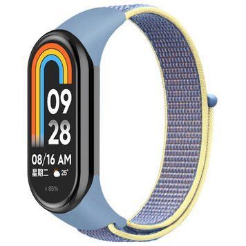 Ремешок Nylon New для Xiaomi Mi Band 8/9/10 Azure / Yellow 212-01777 фото