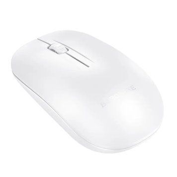 Манипулятор мышь BOROFONE BG14 Planet 2.4G business wireless mouse White 6941991113383 фото