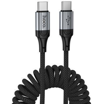 Дата кабель Hoco X121 Nuevo Type-C to Type-C 60W (1.5m) Black ILSO-00000082082-1 фото