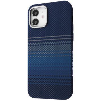 Чехол Proove Gleam Case with Magnetic Ring iPhone 12/12 Pro Blue Stripes 656-04692 фото