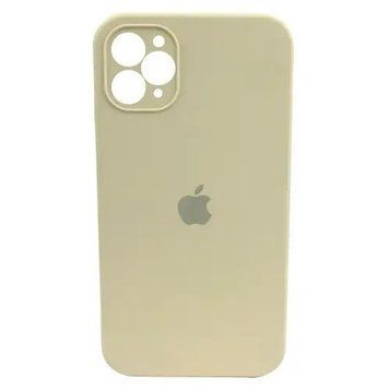 Силиконовый чехол с закрытой камерой для iPhone 12 Pro Pale Yellow 208-00824 фото