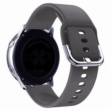 Ремінець Универс 20mm Silicone Original Design для Samsung/Amazfit/Huawei Lavander Grey 212-02709 фото