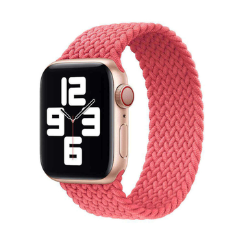 Плетений монобраслет для Apple Watch 38/40/41mm Size M 144 мм Рожевий 212-00196 фото