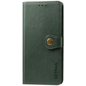 Кожаный чехол-книжка GETMAN Gallant (PU) для Xiaomi Redmi 9A Green 777-06545 фото
