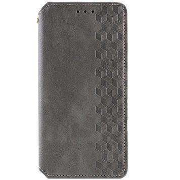 Шкіряний чохол-книжка GETMAN Cubic для Oppo A38 / A18 Сірий 555-01714 фото