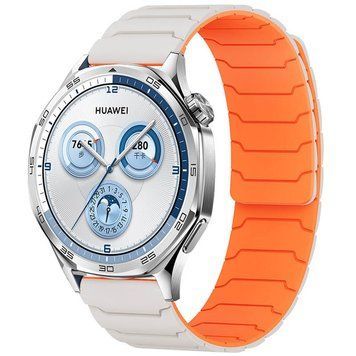 Ремінець Dual-color Magnetic для Smart Watch 20mm Starlight / Orange 212-01727 фото